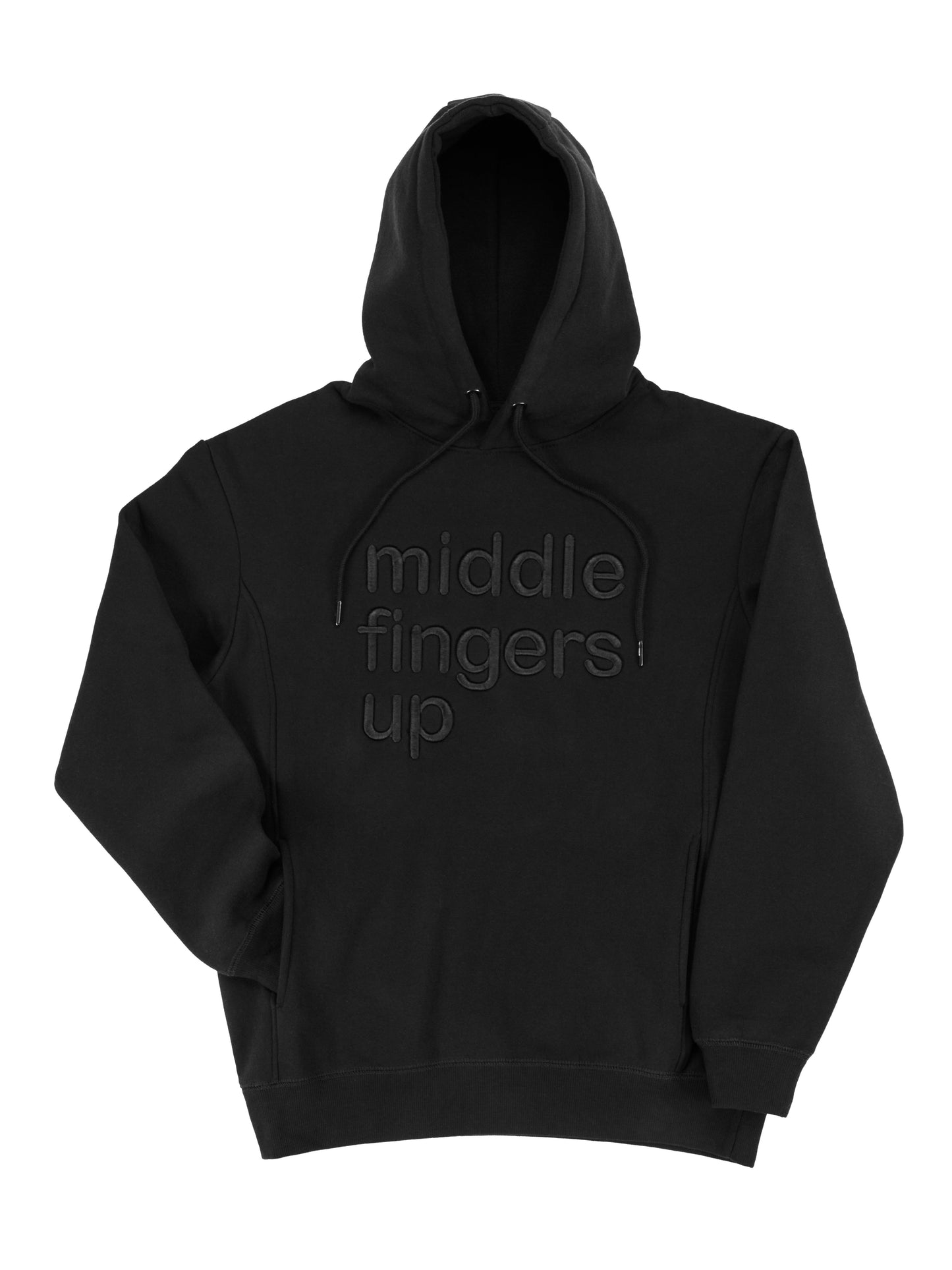 MFU Black on Black Unisex Hoodie