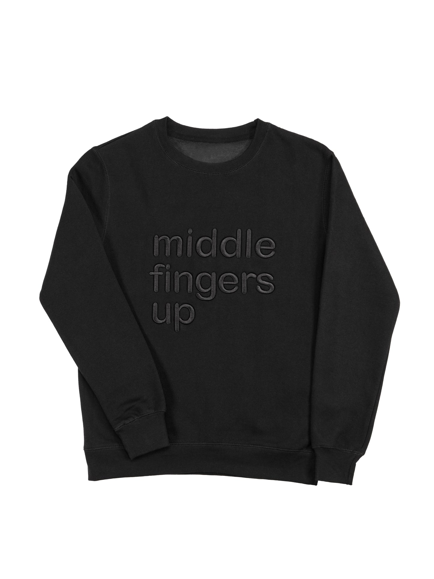 MFU Black on Black Unisex Sweatshirt